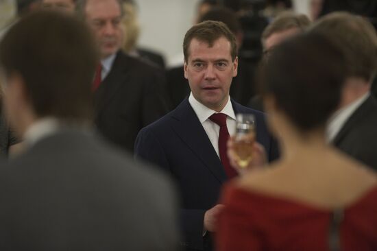 Dmitry Medvedev presents state awards in Kremlin