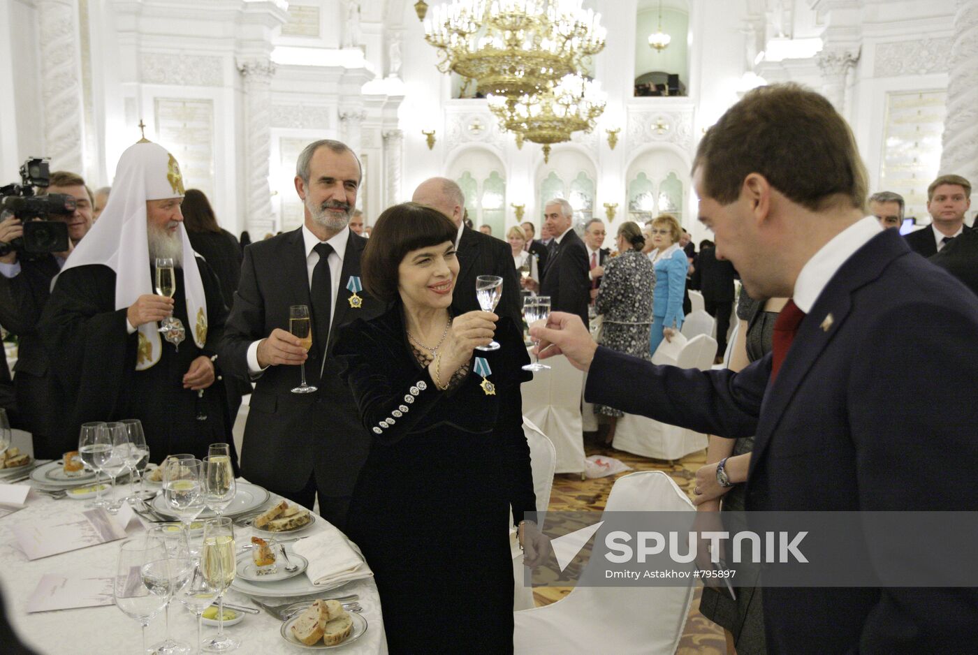 Dmitry Medvedev presents state awards in Kremlin