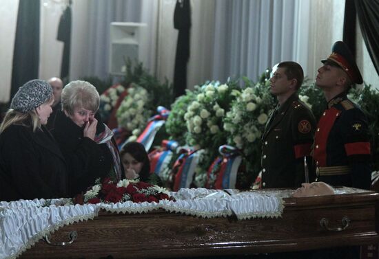 Farewell ceremony with Viktor Chernomyrdin