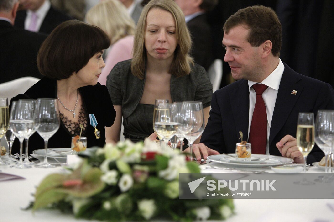 Dmitry Medvedev presents state awards in Kremlin