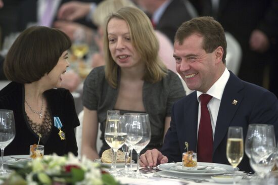 Dmitry Medvedev presents state awards in Kremlin