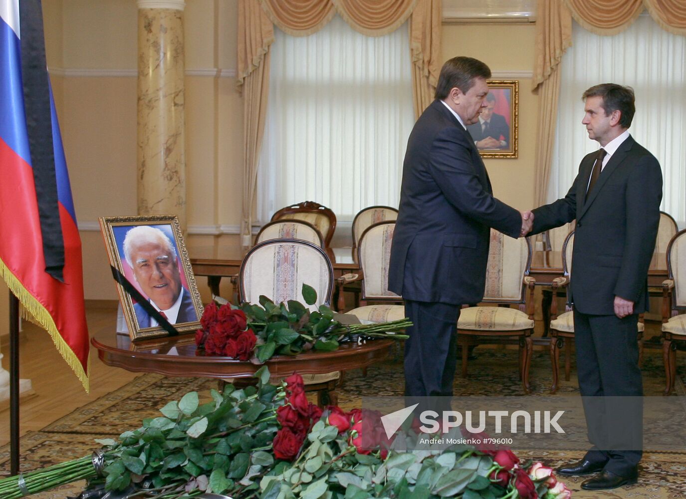 Viktor Yanukovych and Mikhail Zurabov