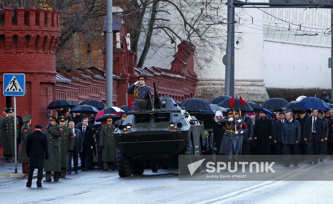 Funeral service for Viktor Chernomyrdin