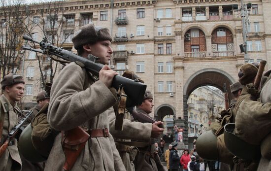 Celebrating 67th anniversary of liberation of Kiev from Nazis