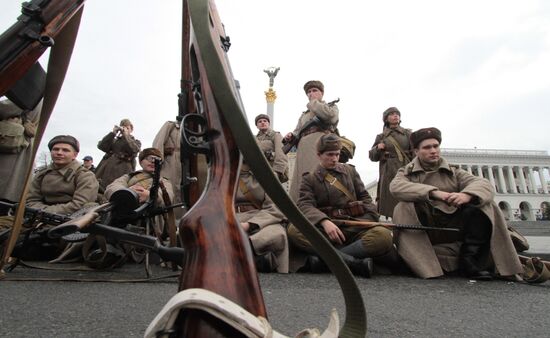 Celebrating 67th anniversary of liberation of Kiev from Nazis