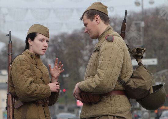 Celebrating 67th anniversary of liberation of Kiev from Nazis