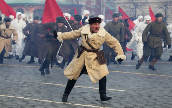 March on 69th anniversary of parade held on November 7, 1941