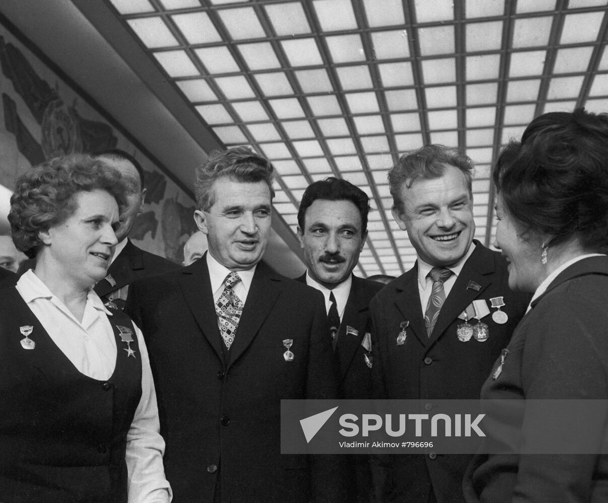 General Secretary of Romanian Communist Party N.Ceausescu