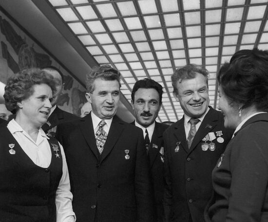 General Secretary of Romanian Communist Party N.Ceausescu
