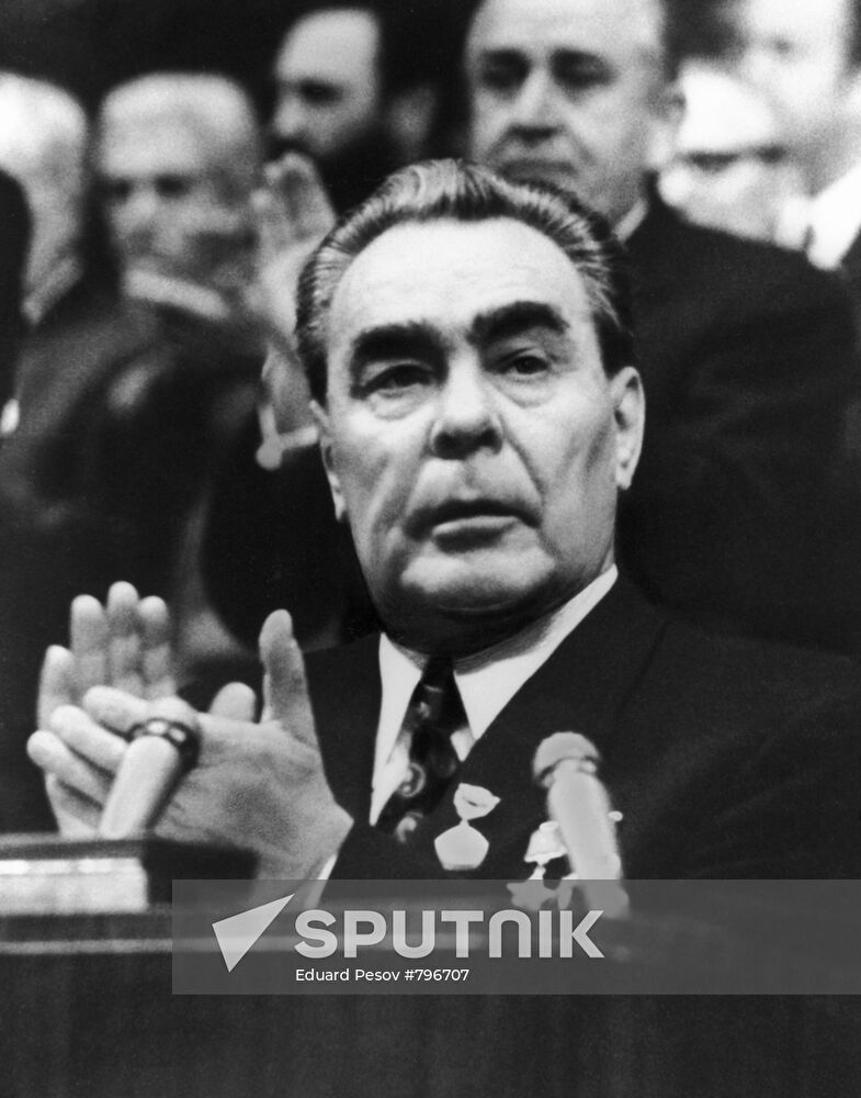 General Secretary of USSR communist party Leonid Brezhnev