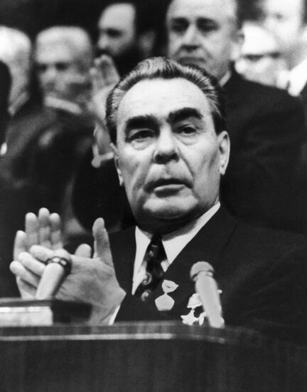 General Secretary of USSR communist party Leonid Brezhnev