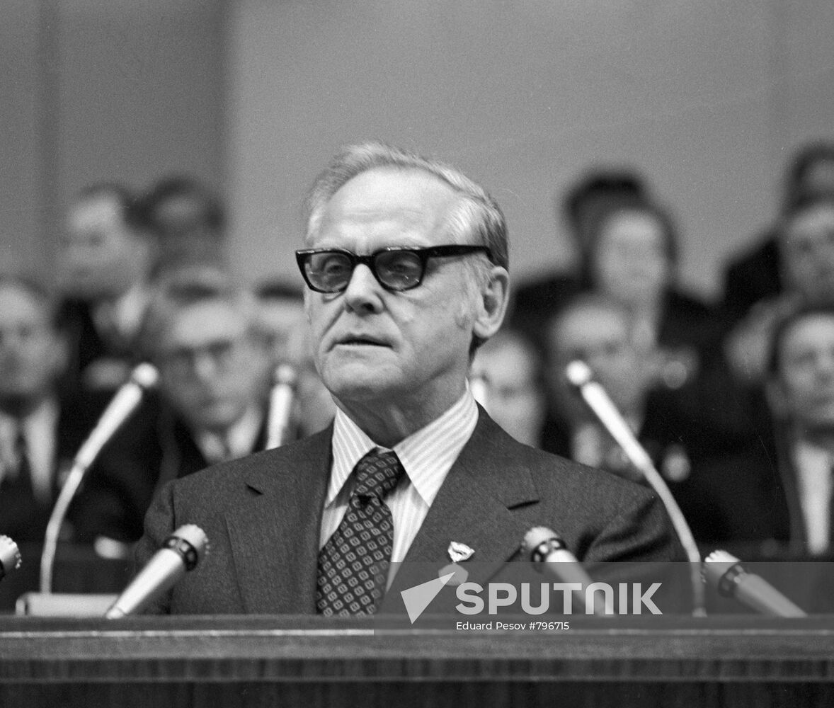 General Secretary of U.S. communist party Gus Hall