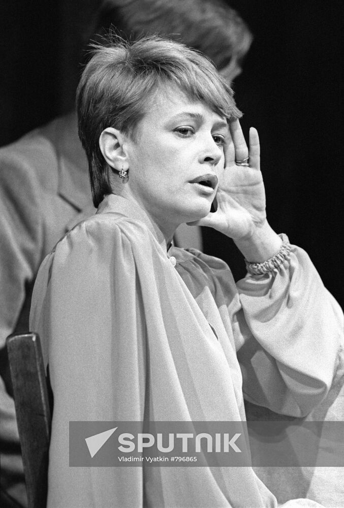Moscow's Sovremennik Theater actress Marina Neyolova