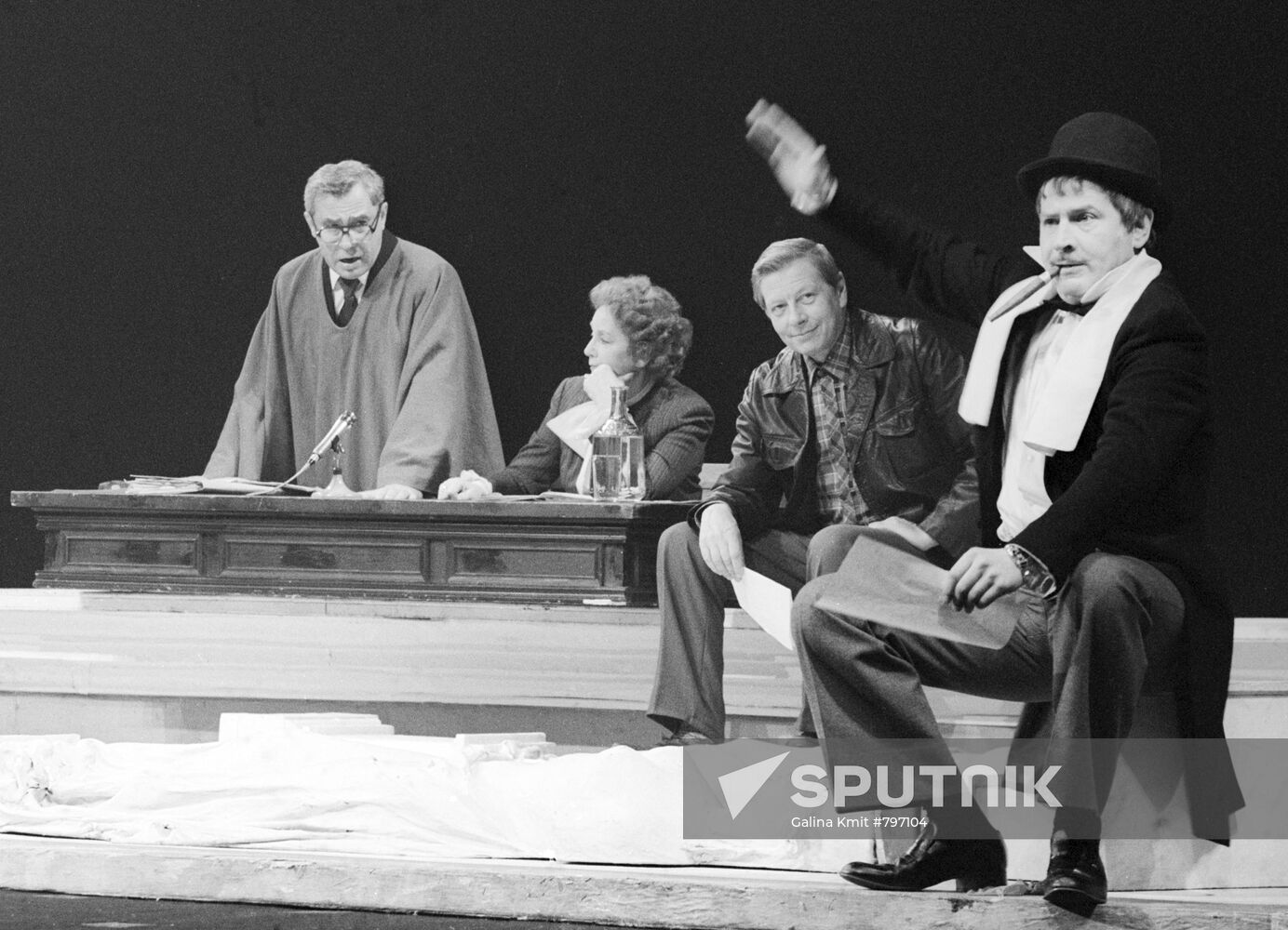 Scene from play Dictatorship of Conscience