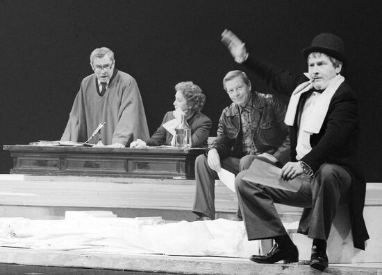 Scene from play Dictatorship of Conscience