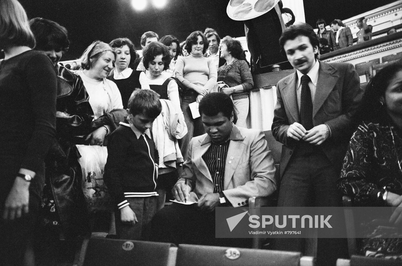 American legendary boxer Muhammad Ali visits Moscow