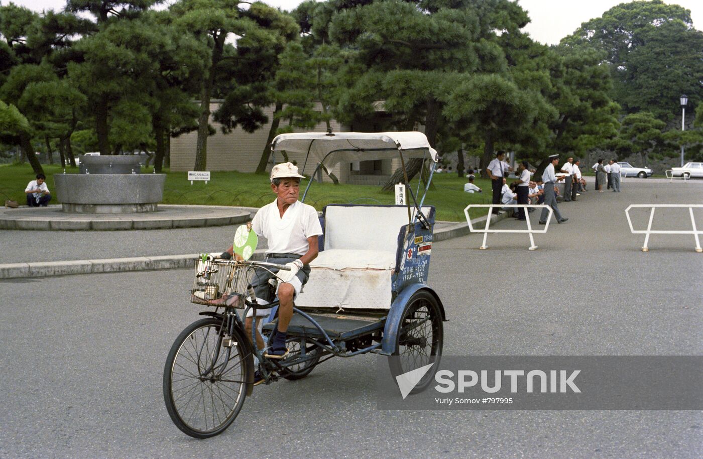 Rickshaw man in Tokyo