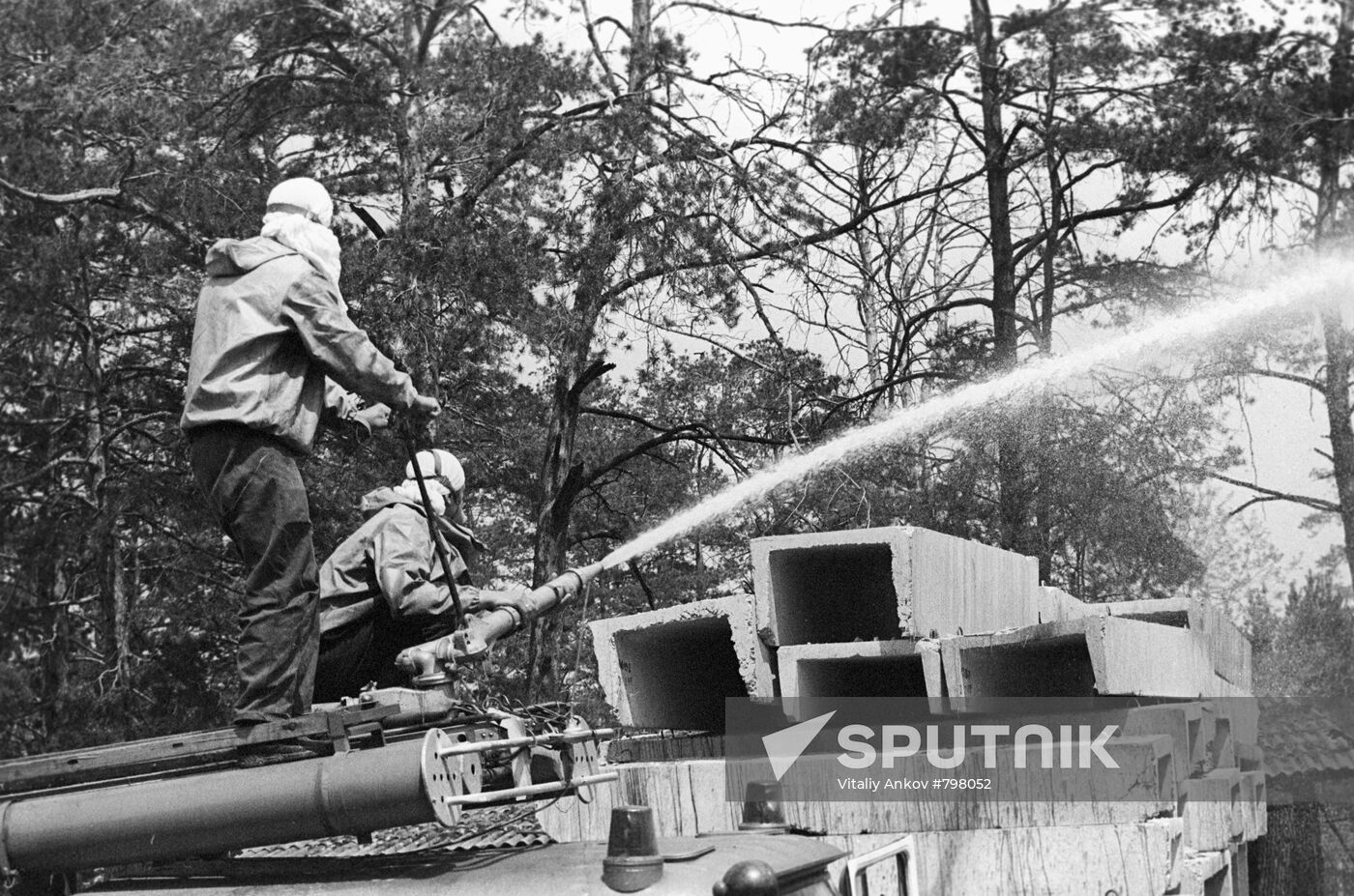 Decontamination of Chernobyl nuclear power station