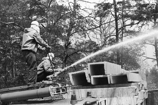Decontamination of Chernobyl nuclear power station