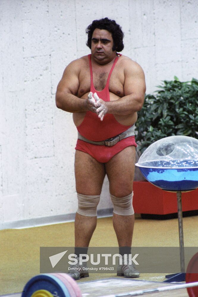 Athlete Vasily Alekseyev