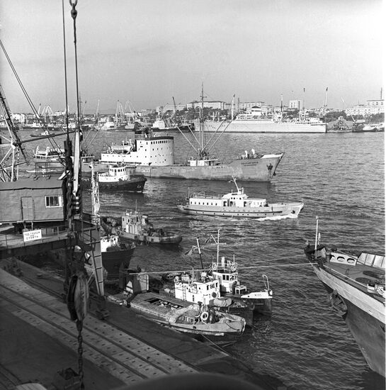 Vladivostok commercial port