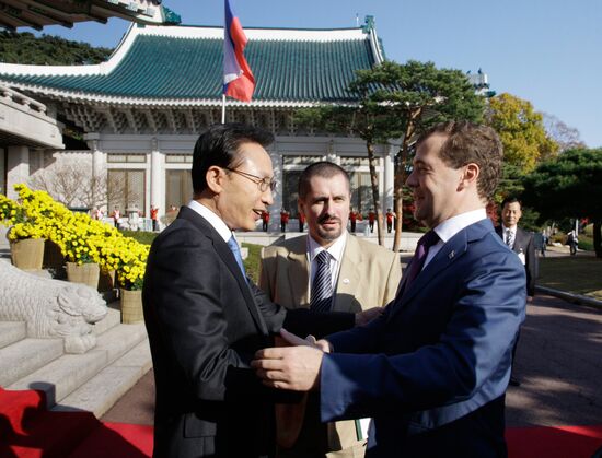 Dmitry Medvedev's official visit to Republic of Korea