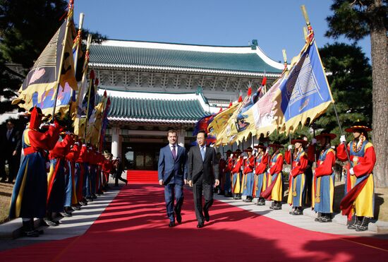Dmitry Medvedev's official visit to Republic of Korea