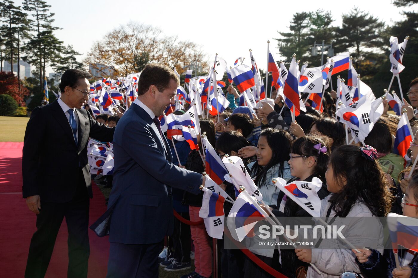 Dmitry Medvedev's official visit to Republic of Korea