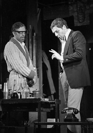 Actors Alexander Lazarev and Alexander Shkvorin