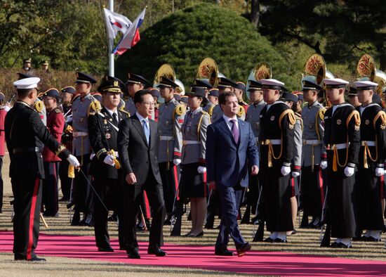 Dmitry Medvedev's official visit to Republic of Korea