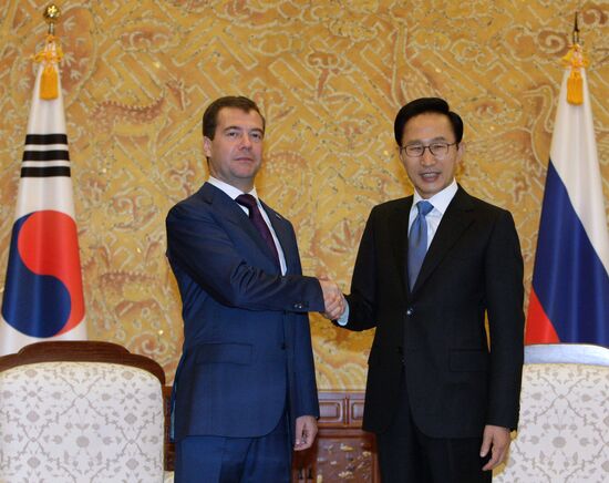 Dmitry Medvedev's official visit to Republic of Korea