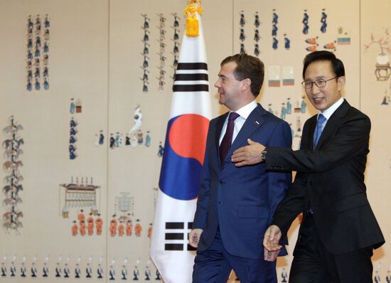 Dmitry Medvedev's official visit to Republic of Korea