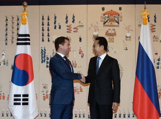 Dmitry Medvedev's official visit to Republic of Korea