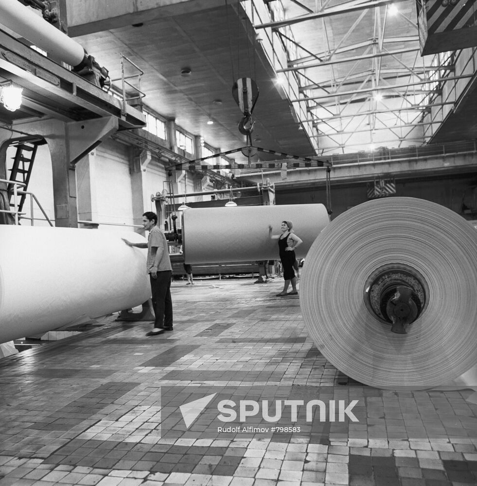Kama pulp and paper plant