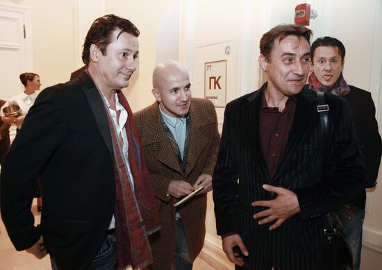 Oleg Menshikov, Yegor Druzhinin and Kamil Larin