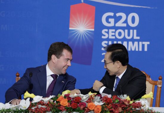 Dmitry Medvedev's official visit to Republic of Korea