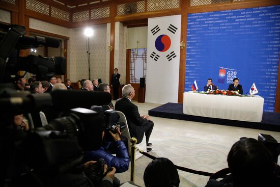 Dmitry Medvedev's official visit to Republic of Korea