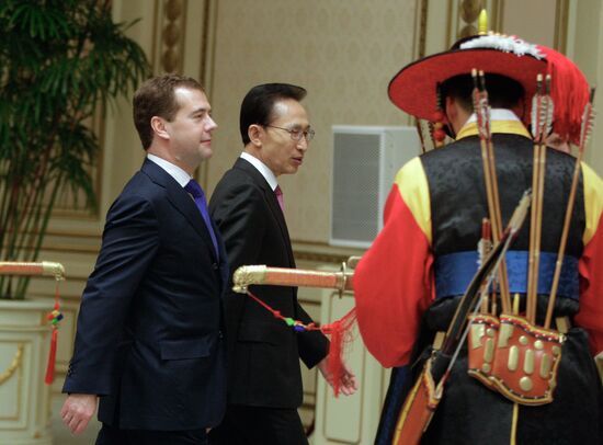 Dmitry Medvedev's official visit to Republic of Korea