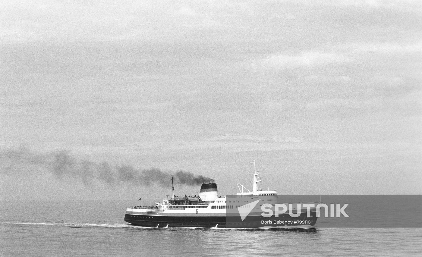 The Sakhalin-8 diesel-electric motor ship