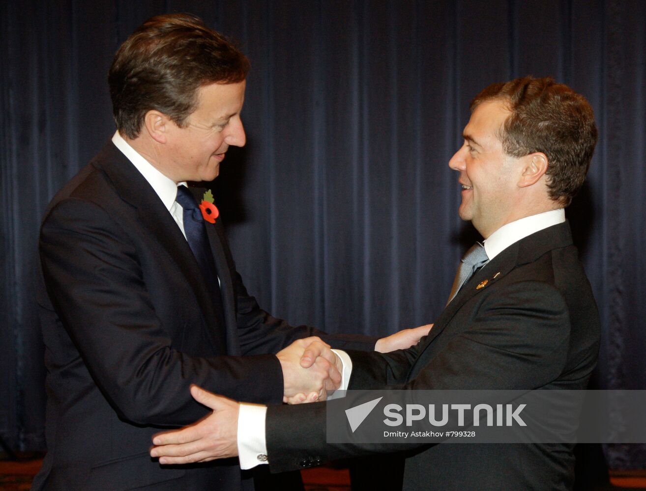 Dmitry Medvedev at G20 summit in Seoul