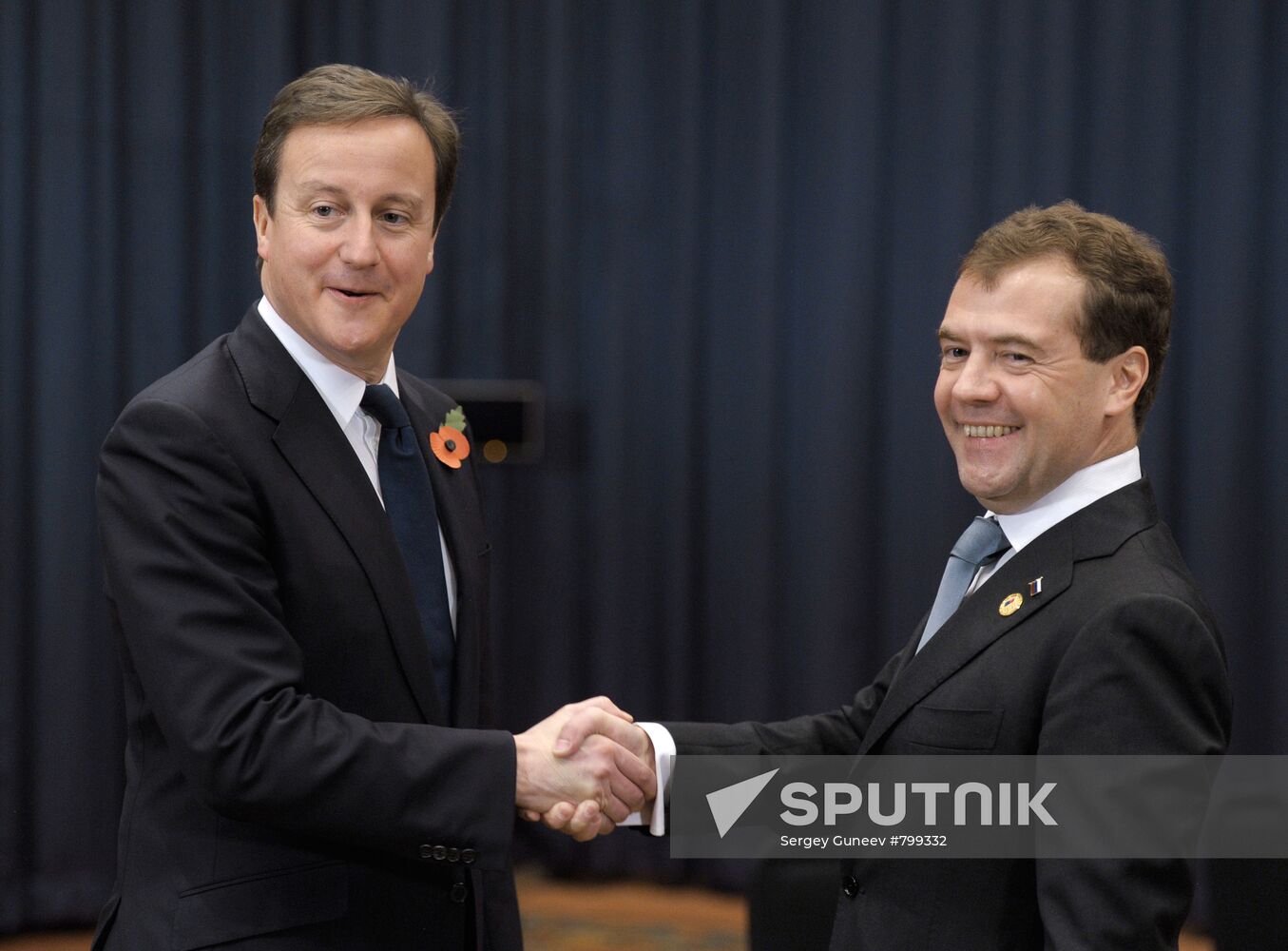 Dmitry Medvedev at G20 summit in Seoul