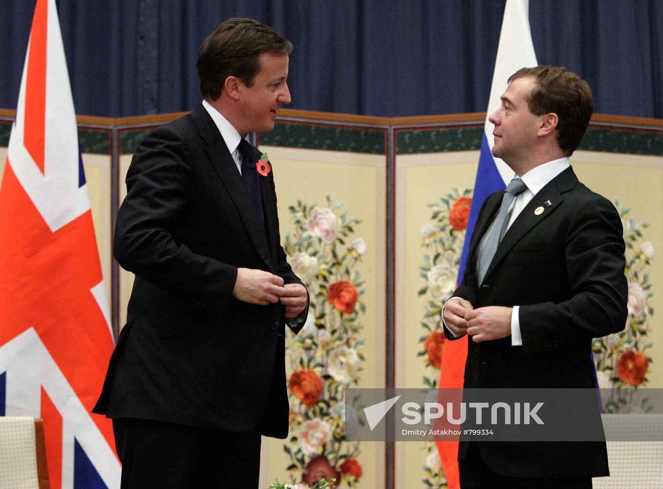 Dmitry Medvedev at G20 summit in Seoul