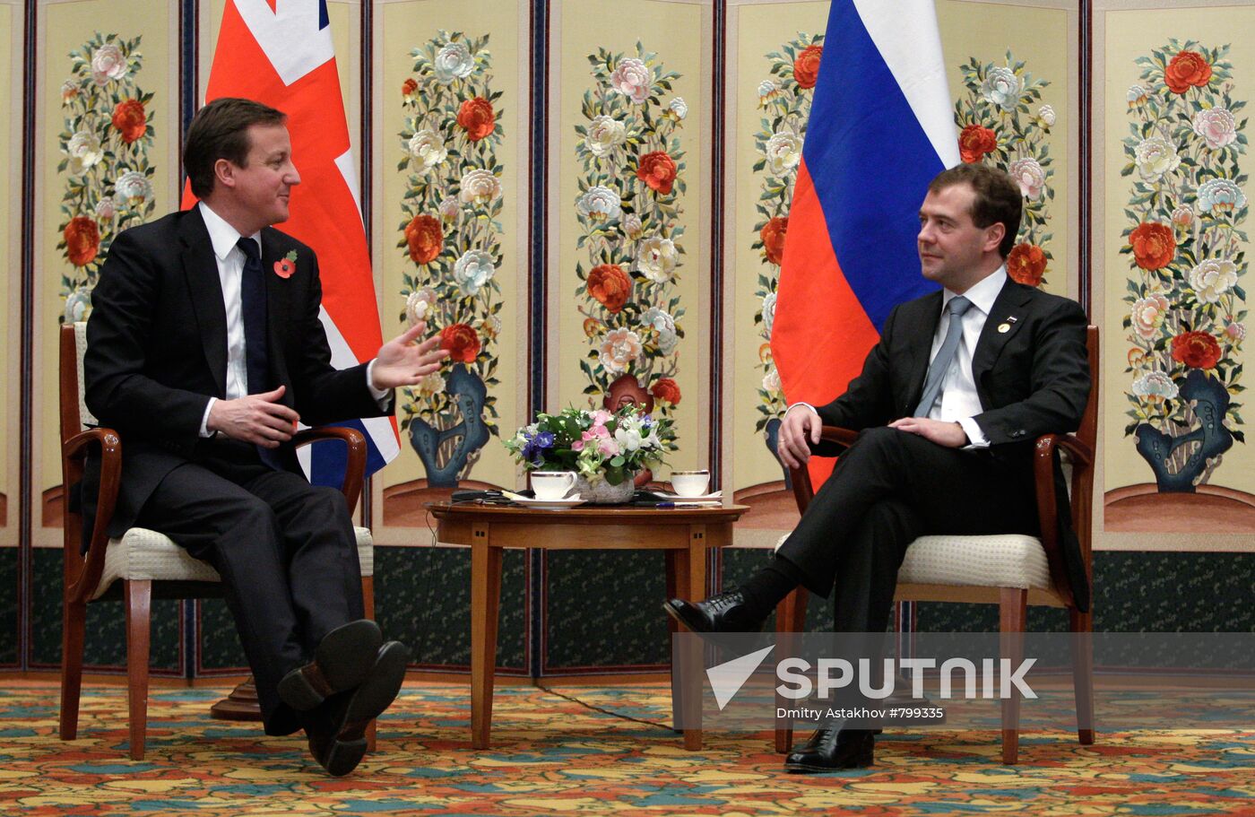 Dmitry Medvedev at G20 summit in Seoul