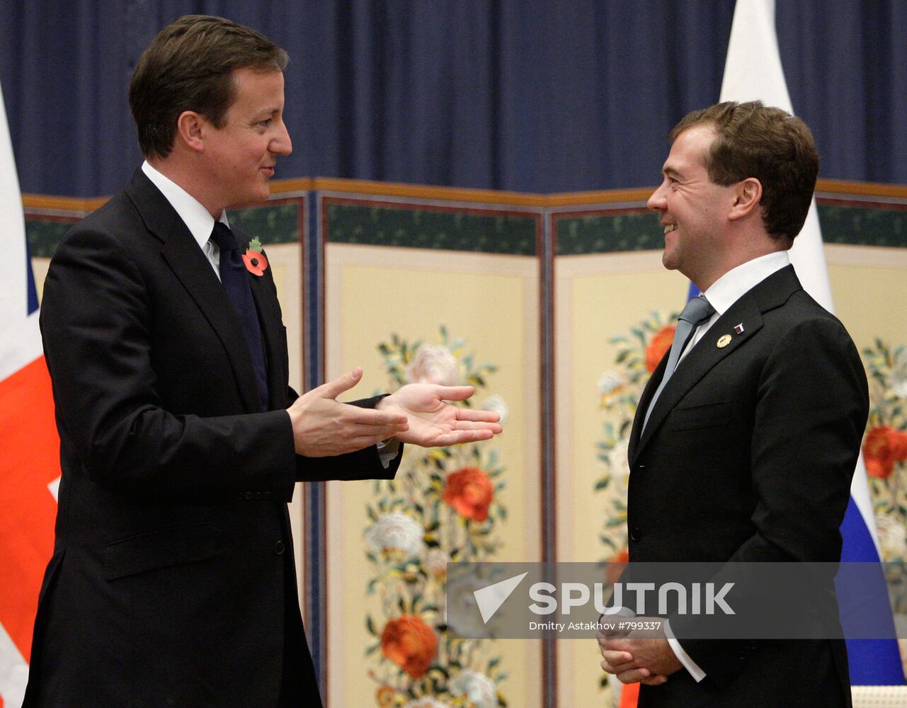Dmitry Medvedev at G20 summit in Seoul