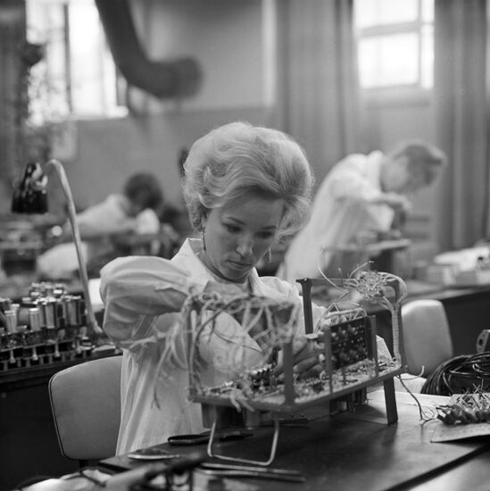 L.Balkina, assembler of radioelectronic instruments