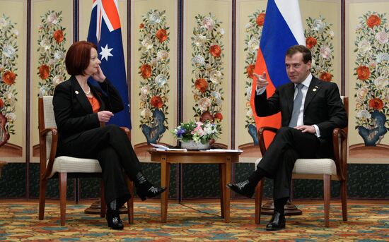 Dmitry Medvedev takes part in G20 summit in Seoul