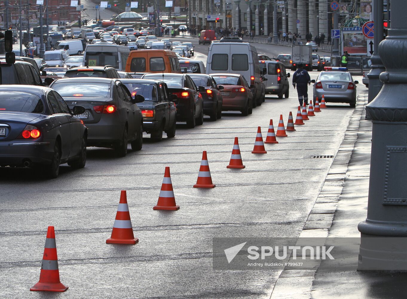 Parking on Tverskaya Street in Moscow prohibited