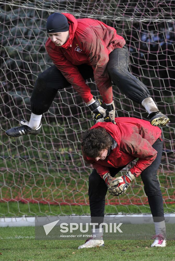 Open training session of Spartak (Moscow)
