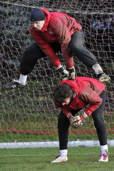 Open training session of Spartak (Moscow)