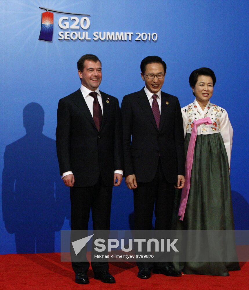 Dmitry Medvedev participates in G20 Summit in Seoul